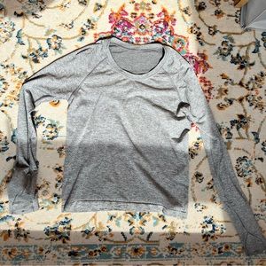 Lululemon Grey Long Sleeve Swiftly Tech